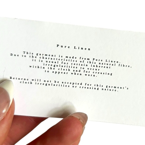 NWT JOSLIN SELENA LINEN MINI SHIRT Dress Size 4 100% Linen - Picture 6 of 12